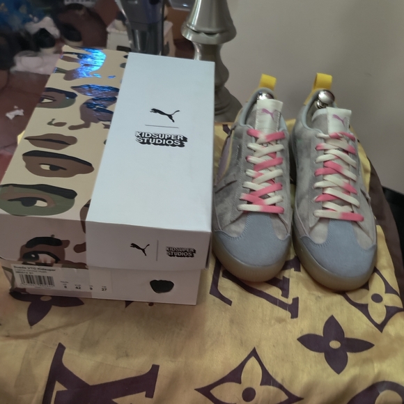 puma suede vintage kidsuper studios lowtops - Picture 9 of 10